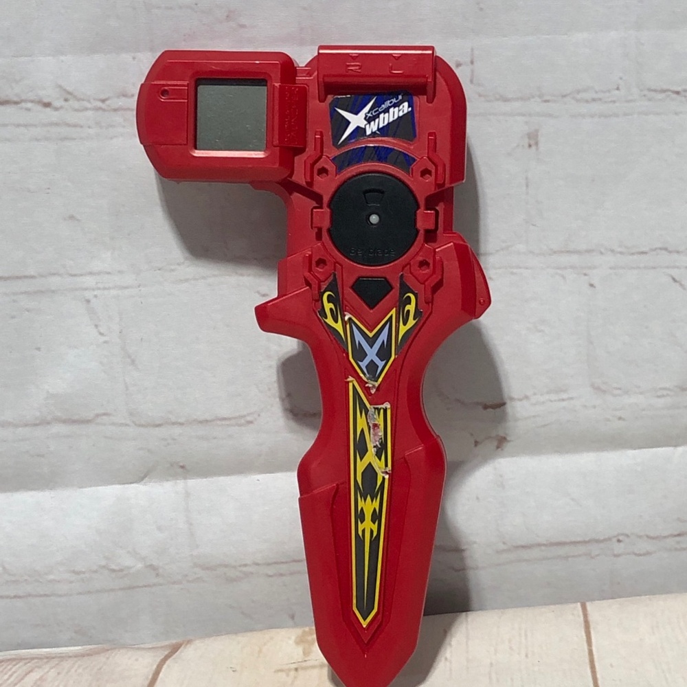 TOMY Beyblade Burst Red Digital Sword Launcher Xcalibur